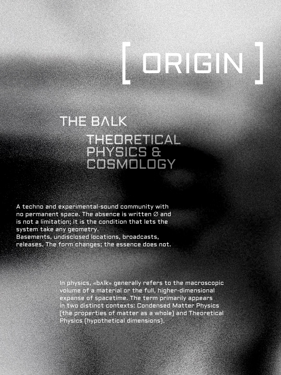 BVLK_001 poster, back: origin, published 2026-09-28